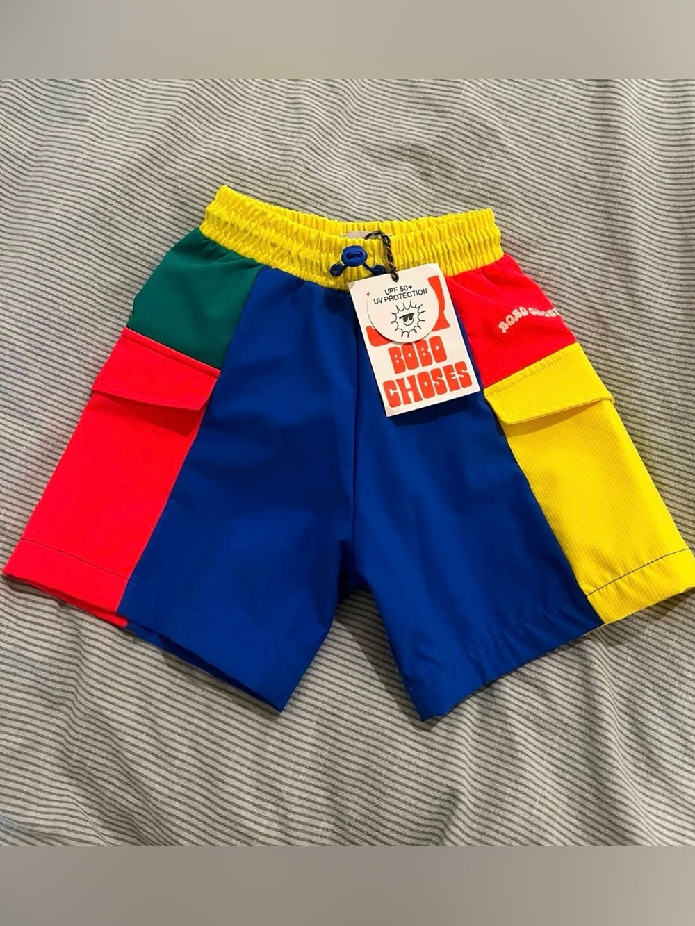 Bobo Choses Colorblock Kids Swim Shorts - 2/3Y - NWT